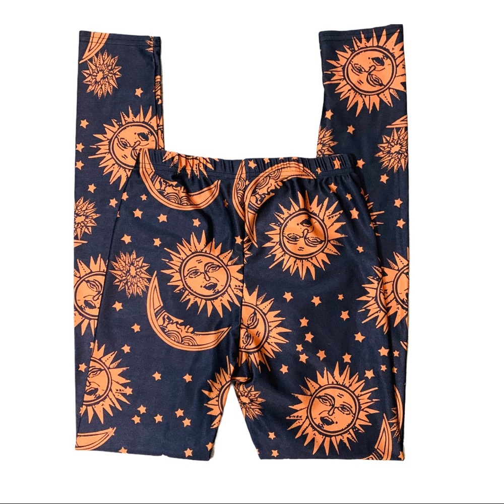 Sun And Moon Hippie Vibe Leggings - image 3
